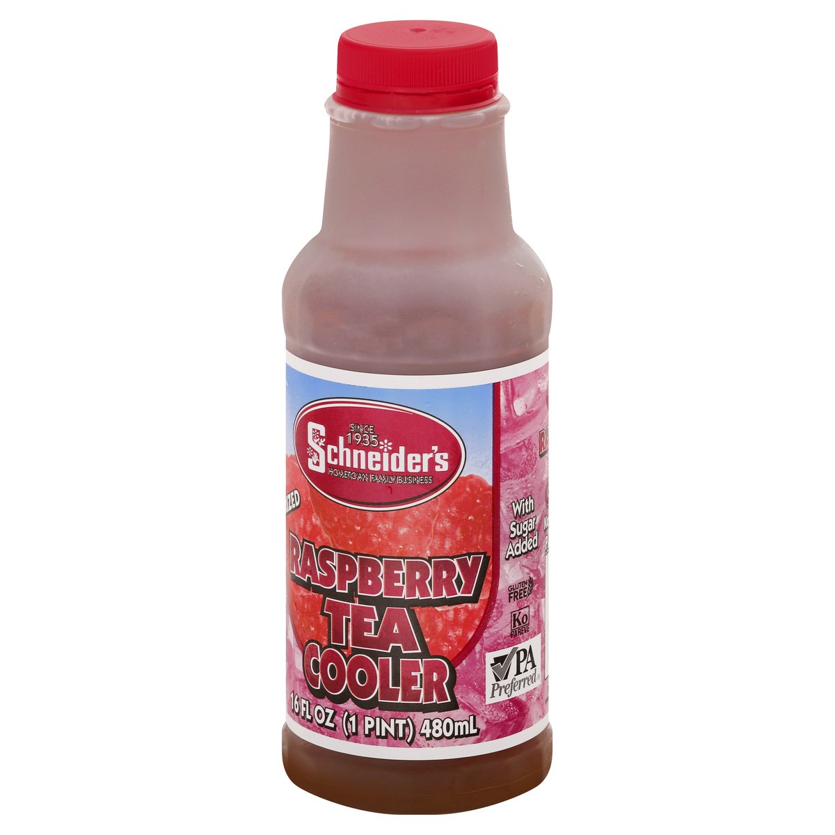 slide 4 of 12, SHENANDOAH Schneider Raspberry Tea Cooler - 16 oz, 16 oz