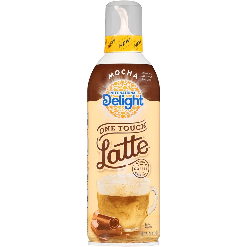 slide 1 of 1, International Delight Latte Frothing Coffee Creamer, 12 oz