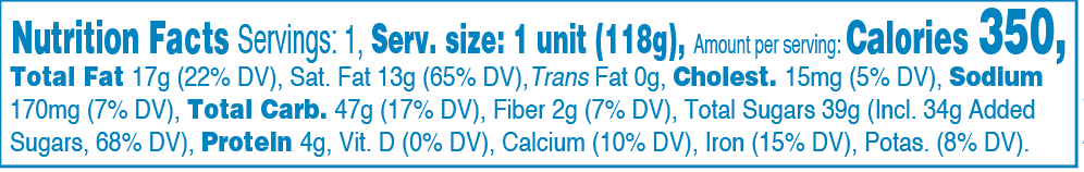 slide 4 of 6, Blue Bunny Cookie Crunch 'n Fudge Load'd Sundaes, 5.5 fl oz, 5.5 fl oz