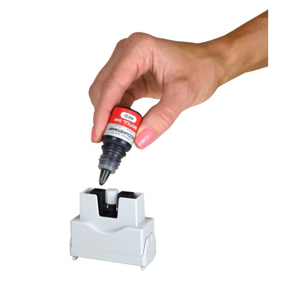 slide 2 of 4, ACCU-STAMP2 Faxed Stamp, Red, 1 ct