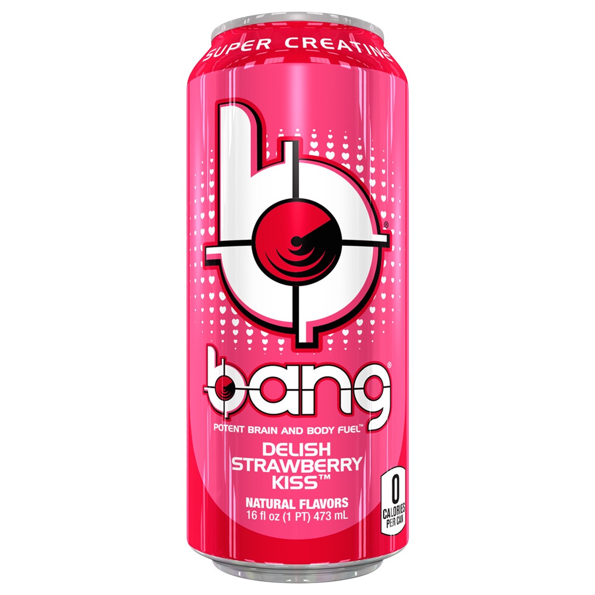 slide 1 of 2, Bang Delish Strawberry Kiss, 16 oz