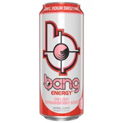 Bang Delish Strawberry Kiss Energy Drink 16 fl oz