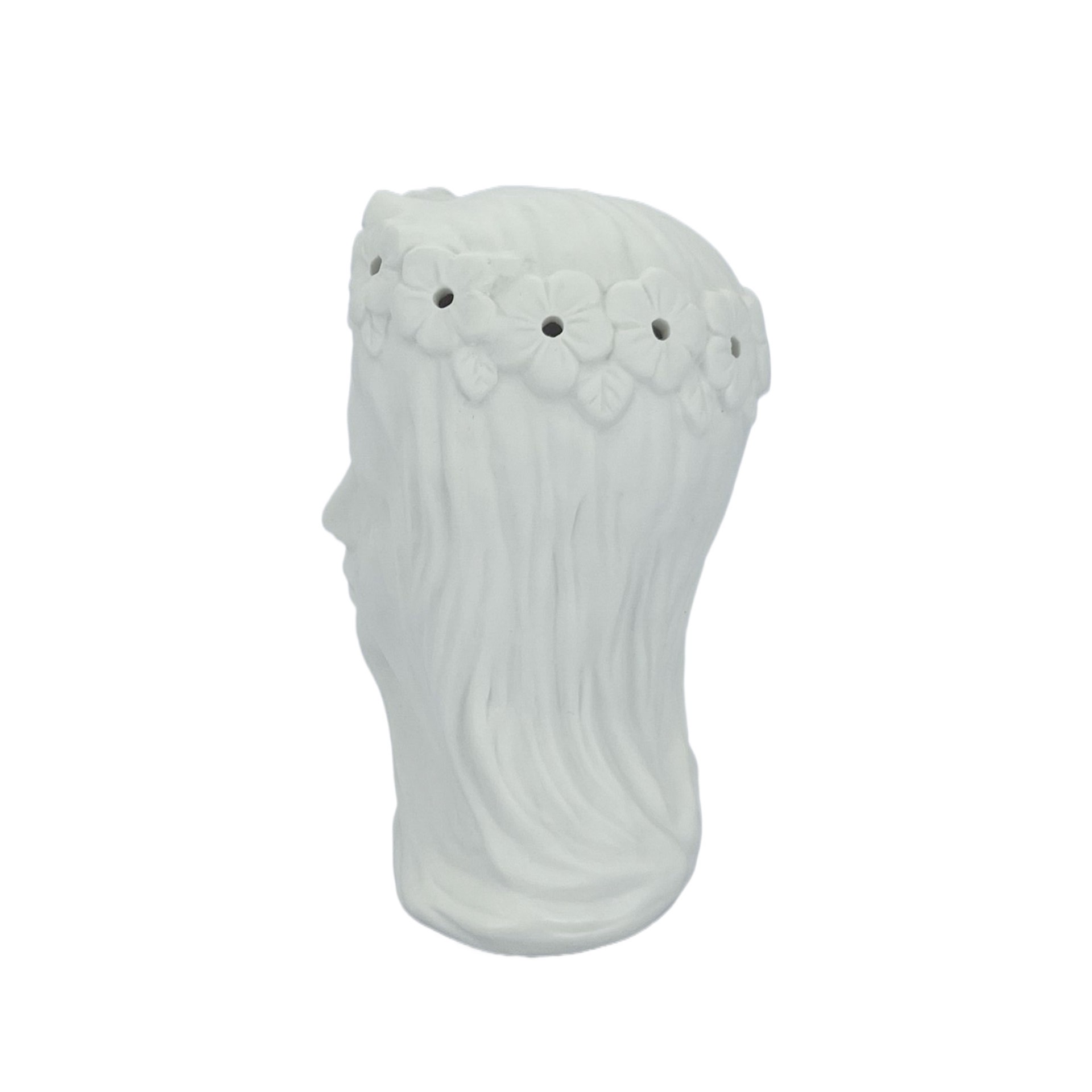 slide 2 of 8, 7.75" Diy Ceramic Led Veiled Lady Decor By Make Market, 5.7 in x 4.73 in x 7.68 in