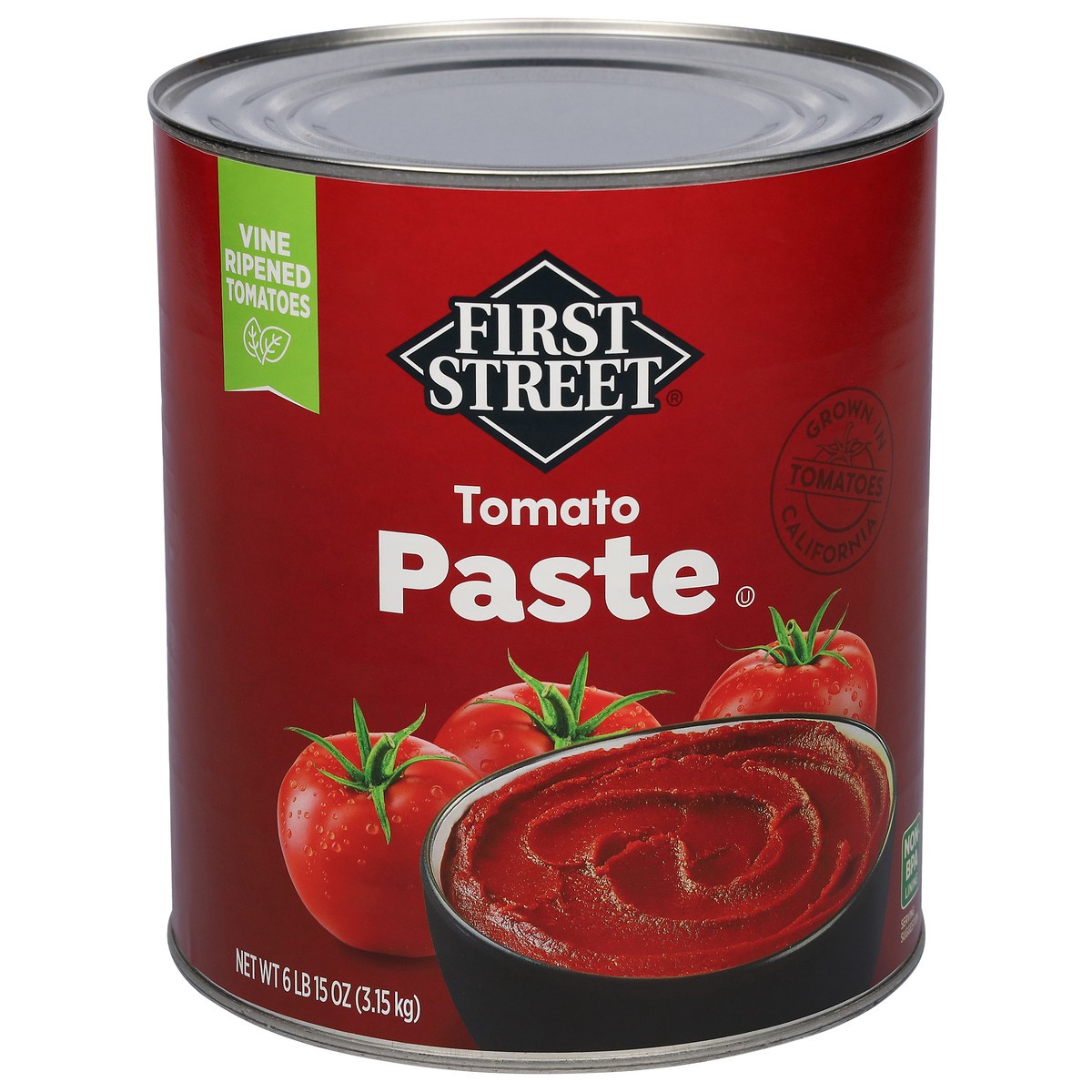 slide 2 of 4, Cb02 First Street Tomato Paste 26%, 111 oz