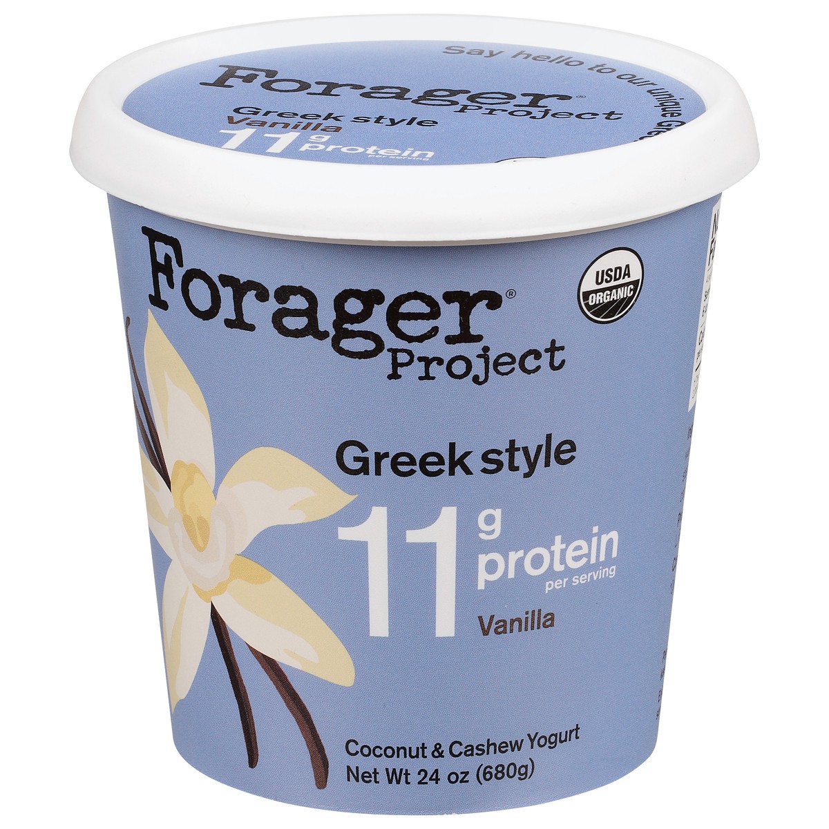 slide 13 of 15, Forager Project Greek Style Vanilla Coconut & Cashew Yogurt, 24 oz
