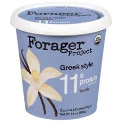 Forager Project Greek Style Vanilla Coconut & Cashew Yogurt 24 oz