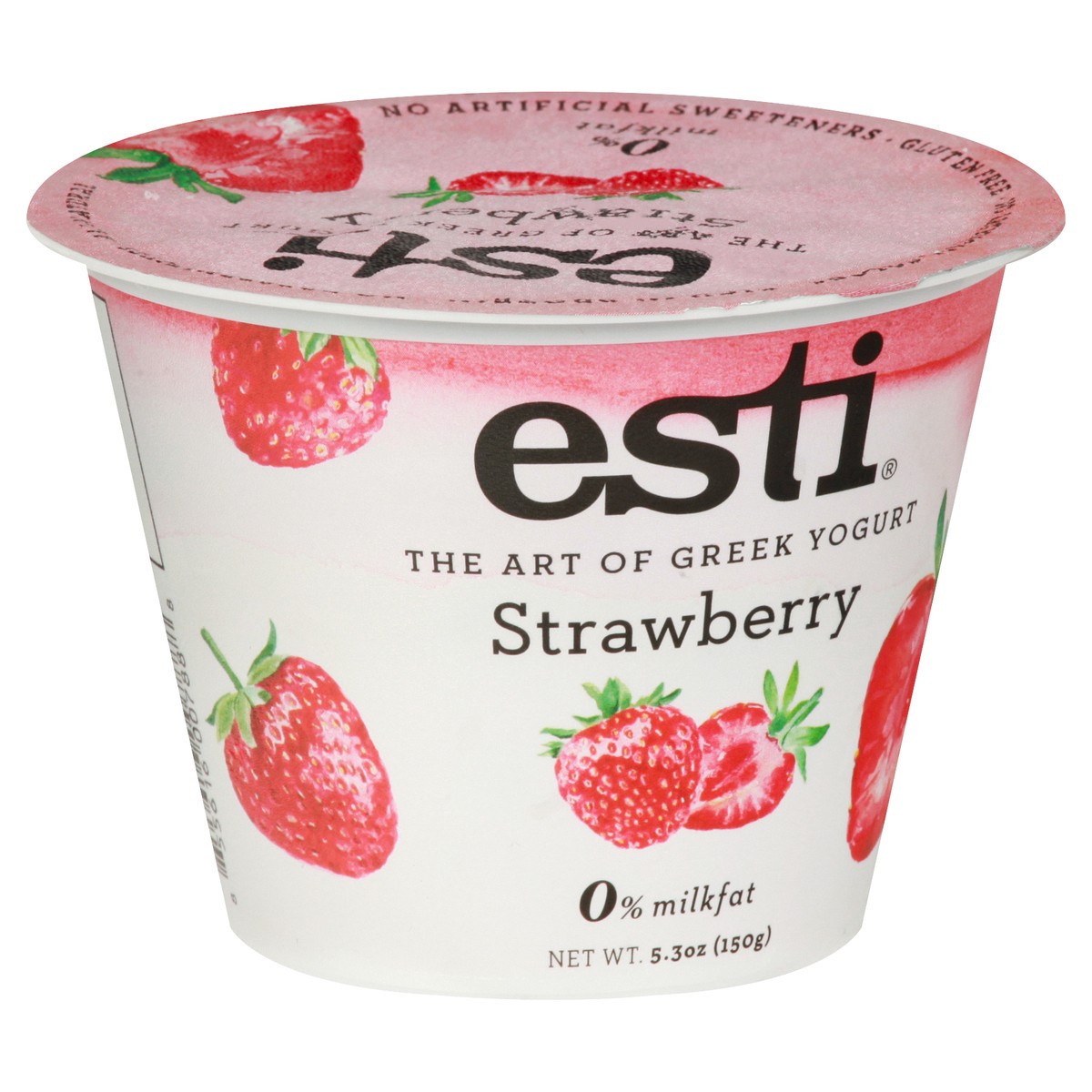 slide 7 of 13, esti Greek Strawberry Yogurt 5.3 oz, 5 oz