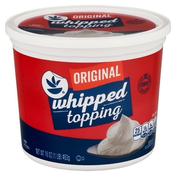 slide 1 of 1, Giant Original Whipped Cream Topping, 16 oz