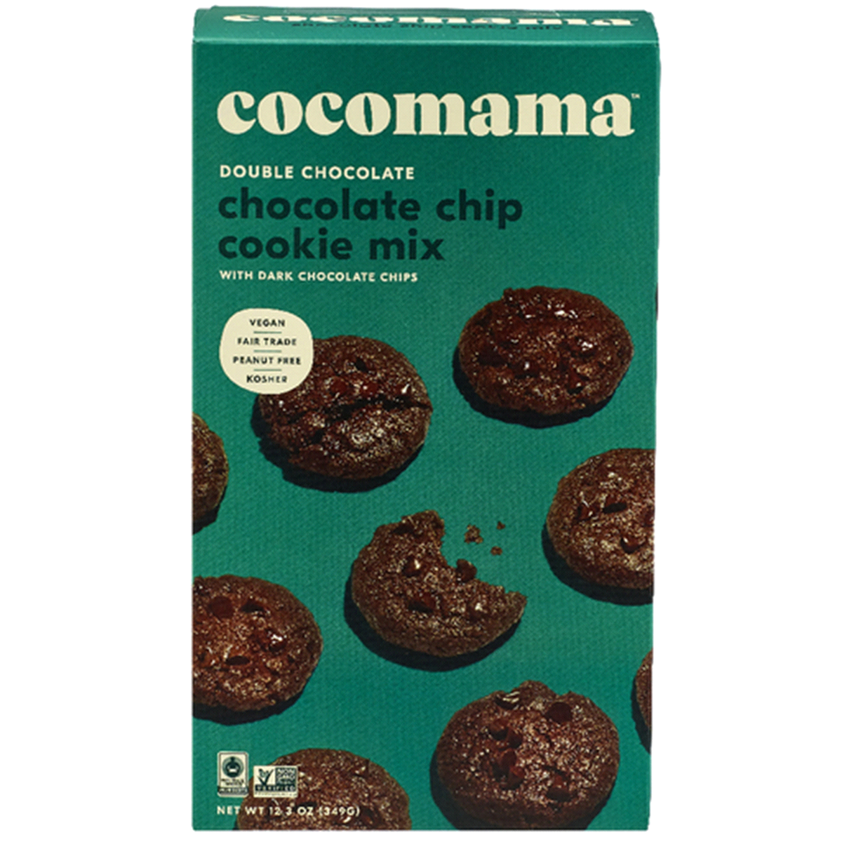 slide 1 of 1, Cisse Cocoa Co. Double Chocolate Chip Cookie Mix, 12.28 oz