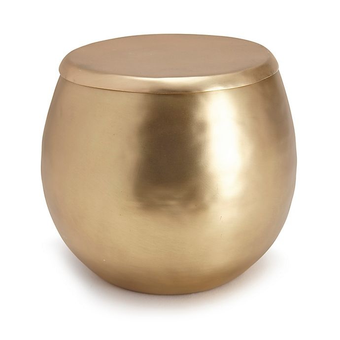 slide 1 of 1, Croscill Kassatex Nile Jar - Satin Brass, 1 ct