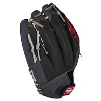 slide 8 of 29, Rawlings Renegade Softball Pattern Glove, RHT, Charcoal, 14'', 14 in