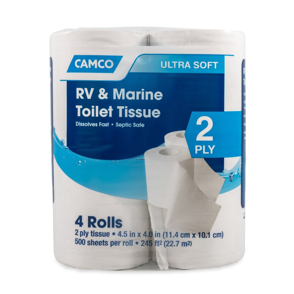 slide 2 of 2, Camco Ultra Soft Rv & Marine Toilet Tissue, 4 ct