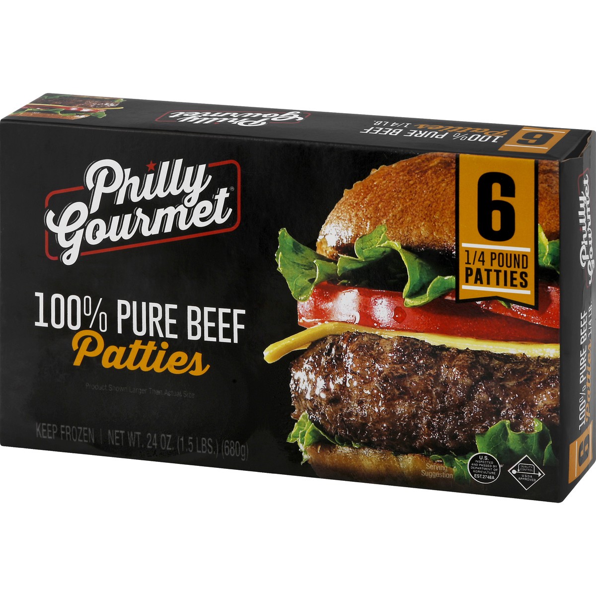 slide 2 of 13, Philly Gourmet Patties 6 ea, 6 ct