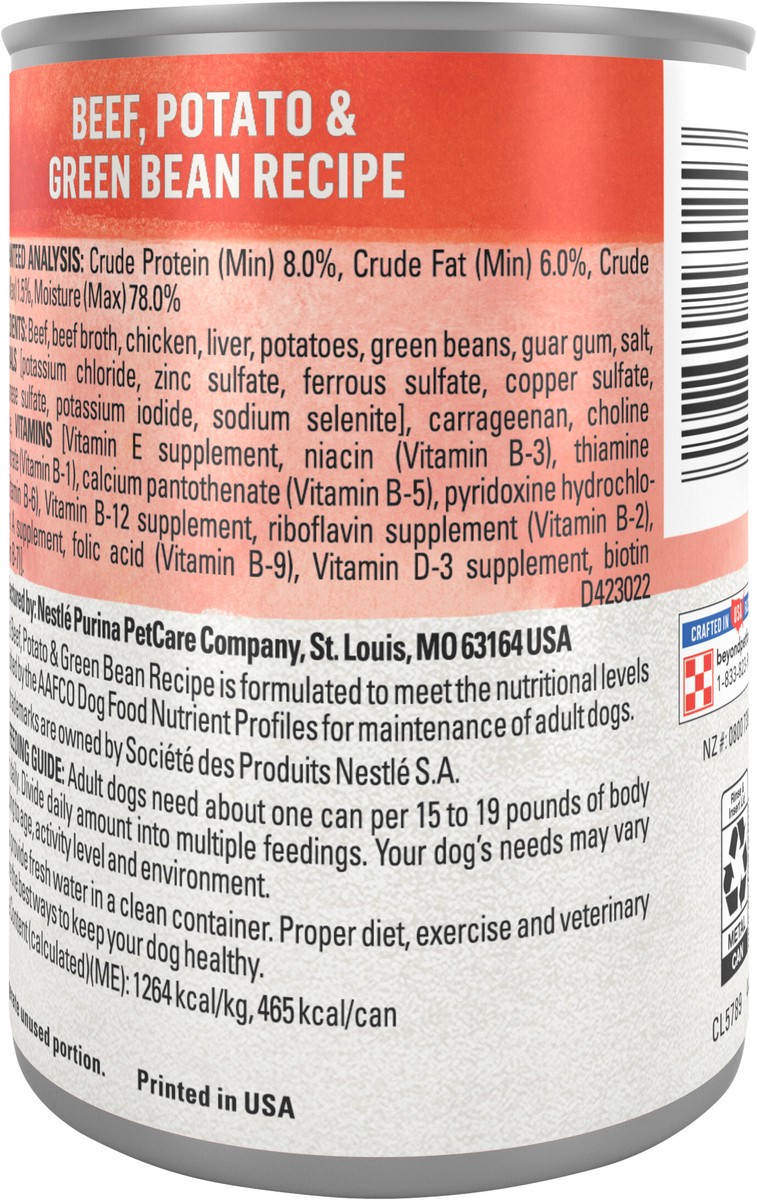 slide 2 of 7, Beyond Purina Beyond Beef, Potato, and Green Bean Grain Free Wet Dog Food Natural Pate with Added Vitamins and Minerals, 13 oz