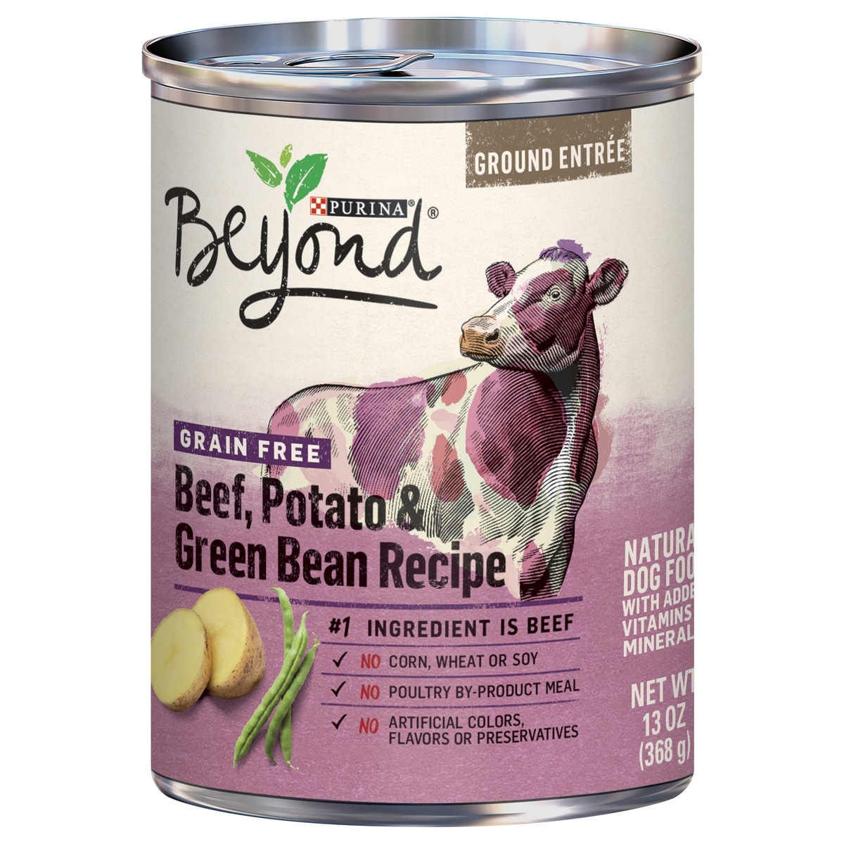 Purina Beyond Grain Free Beef, Potato & Green Bean Recipe ...