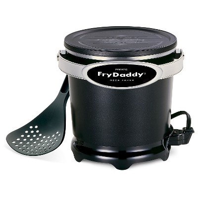 slide 1 of 1, Presto Fry Daddy Plus Electric Deep Fryer - Black, 4 cups