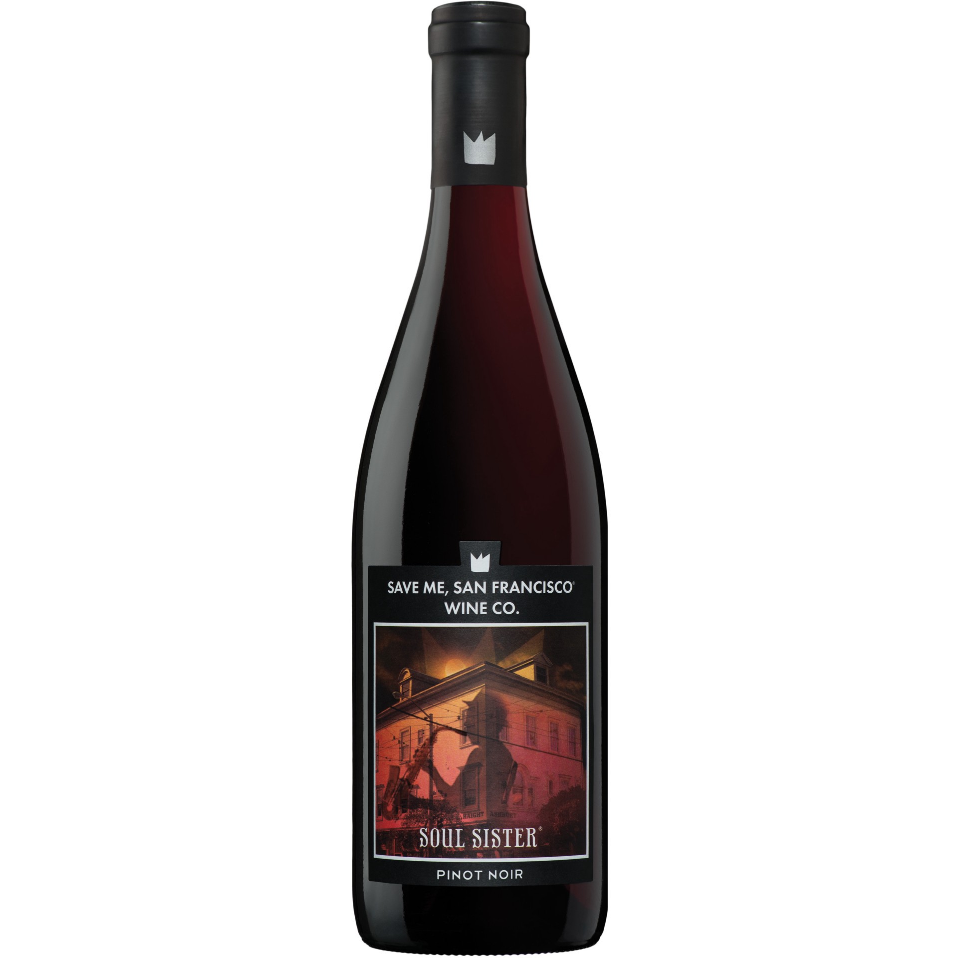 slide 1 of 4, Save Me, San Francisco Pinot Noir Red Wine - 750ml, NV South East Australia, 750 ml