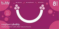 bubly Sparkling Water Raspberry - 8 ct