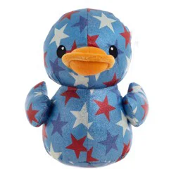 Quackerz Patriotic Stars Duck Plush