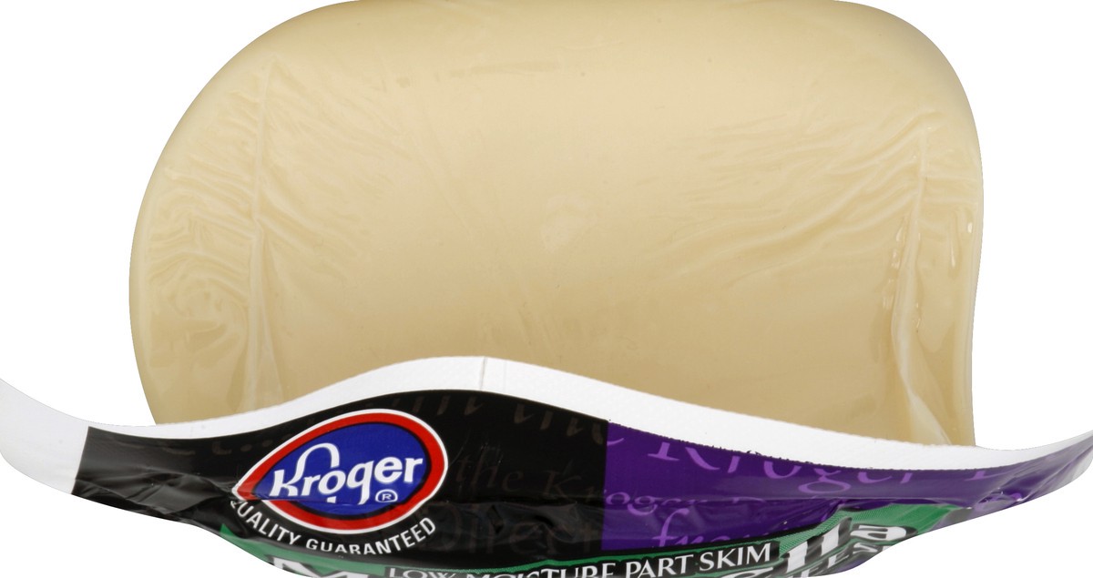 slide 5 of 5, Kroger Part Skim Mozzarella Cheese Round, 16 oz