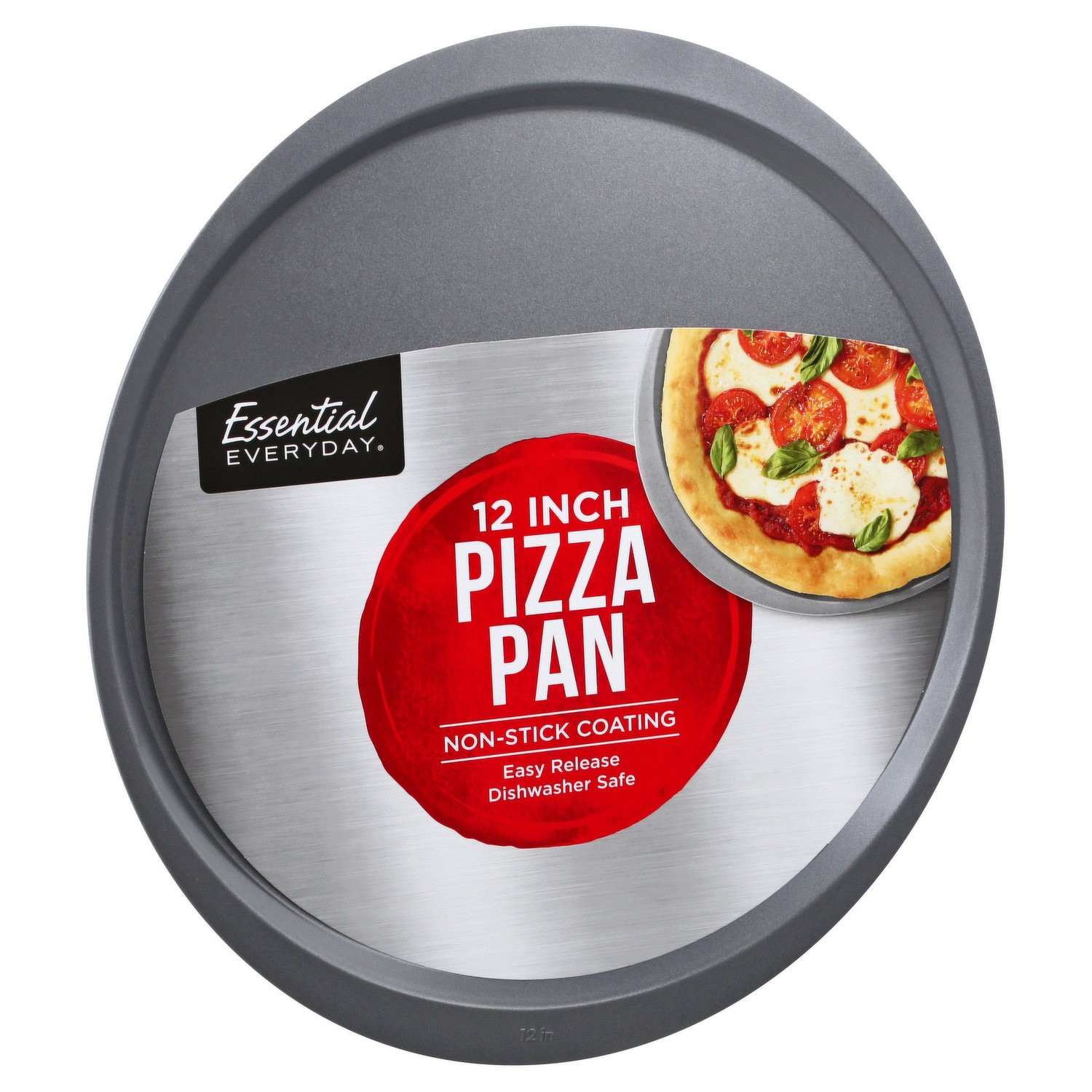 slide 1 of 1, Essential Everyday 12 In Non Stick Pizza Pan, 1 ct