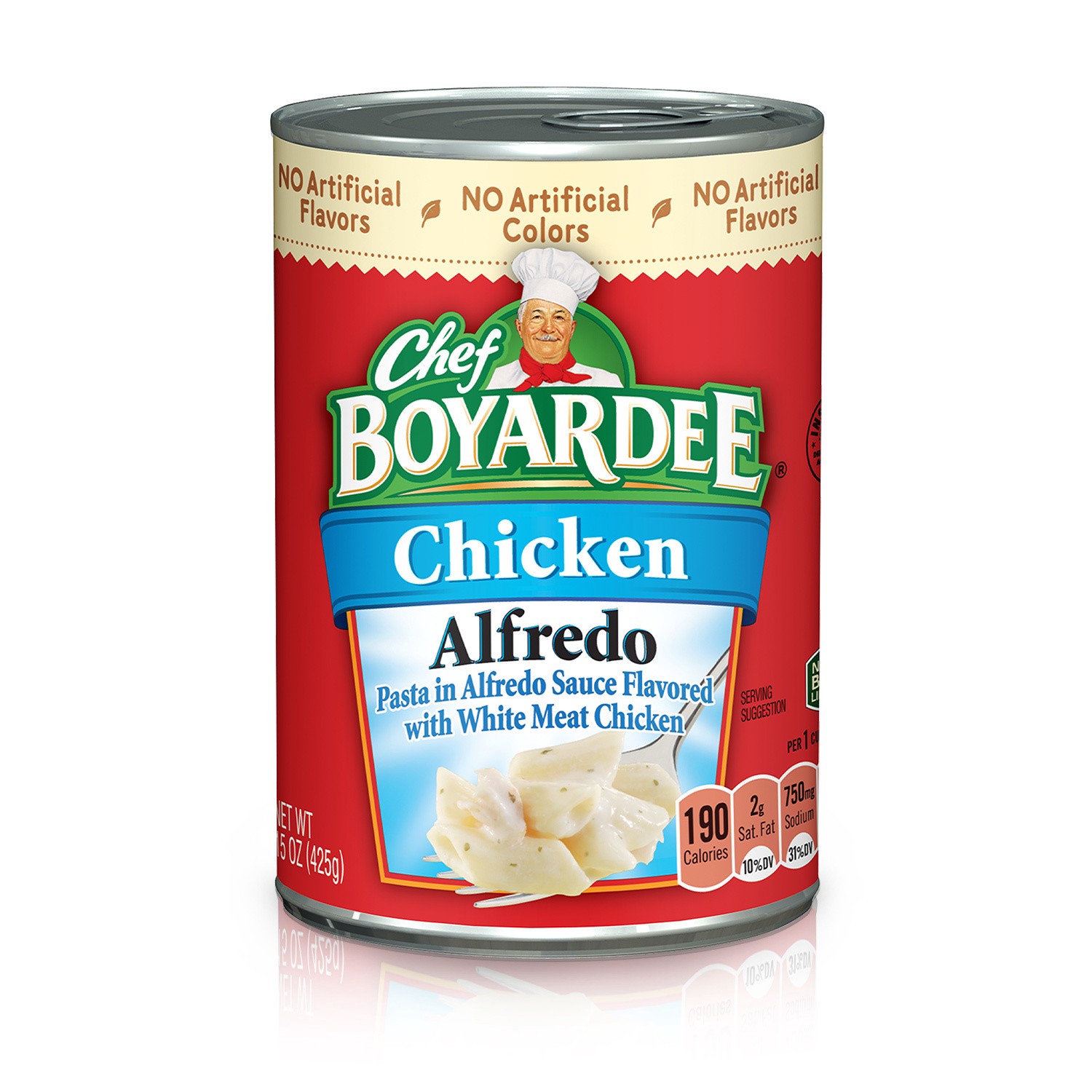 slide 1 of 5, Chef Boyardee Chicken Alfredo Pasta 15 oz, 15 oz