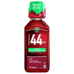 Vicks Formula 44 Non-Drowsy Berry Flavored Cough & Chest Congestion Liquid