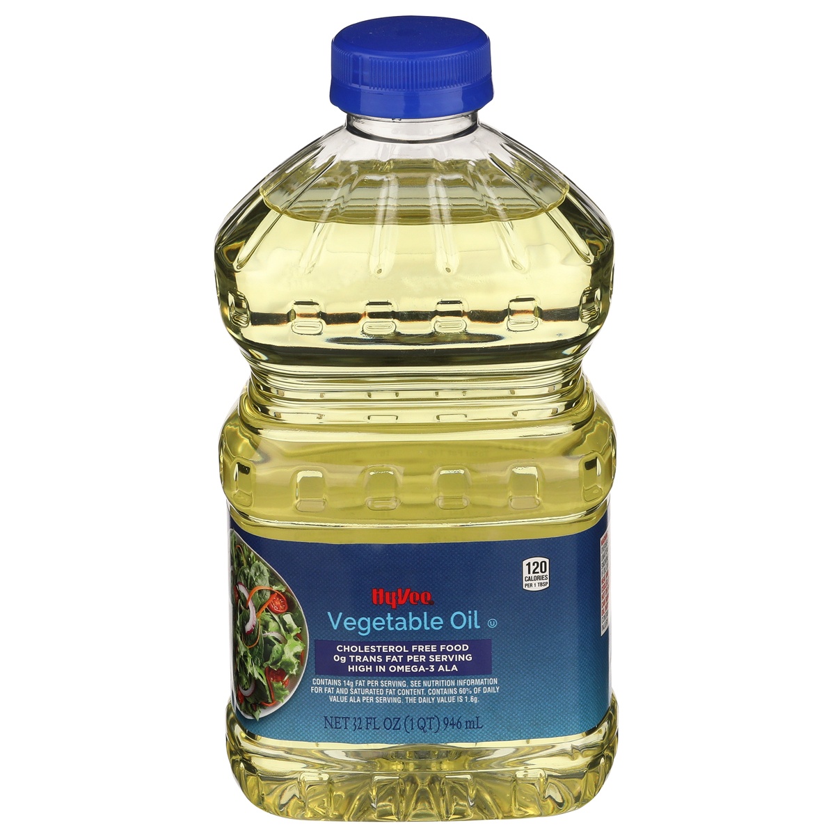 slide 1 of 1, Hy-vee Vegetable Oil, 32 fl oz