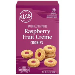Nice! Raspberry Fruit Creme Cookies