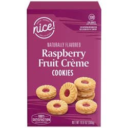Nice! Raspberry Fruit Creme Cookies