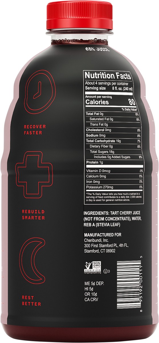 slide 2 of 4, Cheribundi Tart Cherry Light Juice Drink, 32 oz