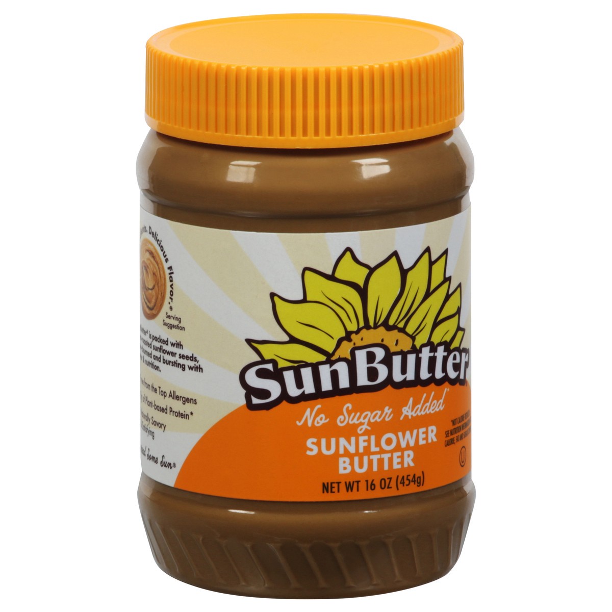 slide 8 of 9, SunButter No Sugar Added Sunflower Butter 16 oz, 16 oz