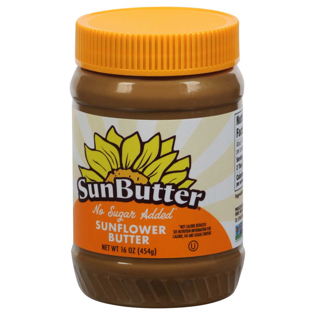 slide 9 of 9, SunButter No Sugar Added Sunflower Butter 16 oz, 16 oz