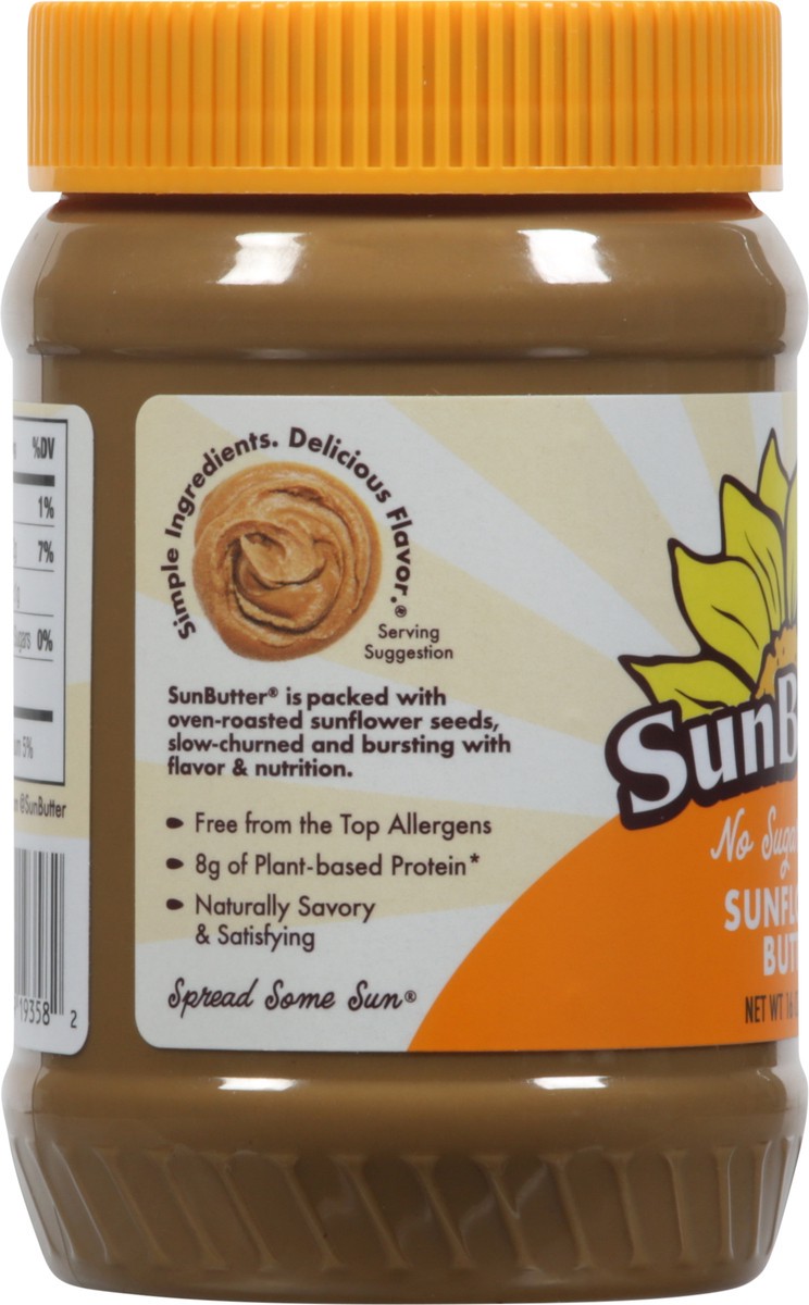 slide 5 of 9, SunButter No Sugar Added Sunflower Butter 16 oz, 16 oz