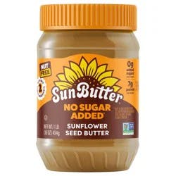 SunButter No Sugar Added Sunflower Seed Butter 16 oz