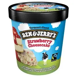 Ben & Jerry's Ice Cream Strawberry Cheesecake, 16 oz