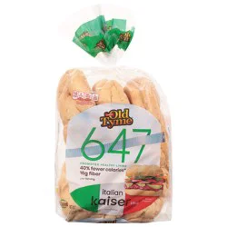 Schmidt's's Old Tyme 647 Italian Kaiser Rolls - 6 Rolls