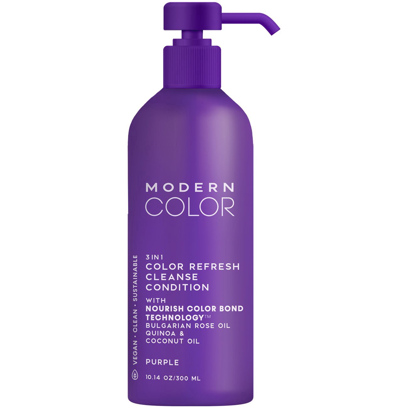 slide 1 of 1, Modern Color 3-in-1 Color Depositing Refresh Cleanse Conditioner - Purple, 10.14 oz