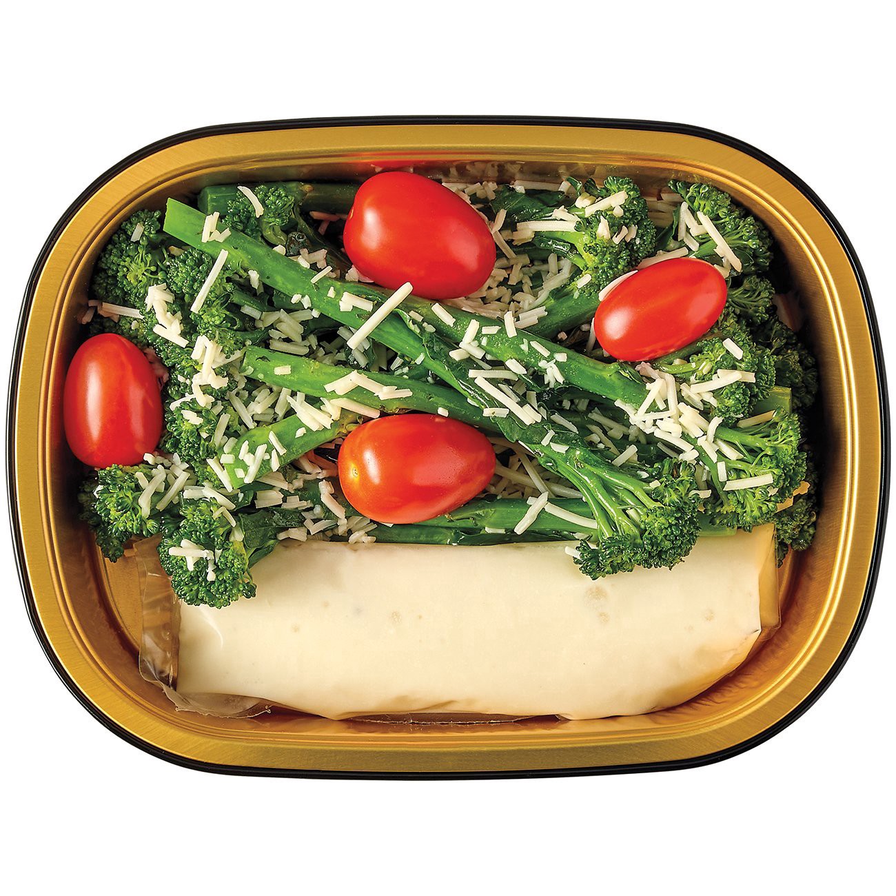 slide 1 of 1, Meal Simple by H-E-B Cheesy Baby Broccoli & Alfredo Bake, 11 oz