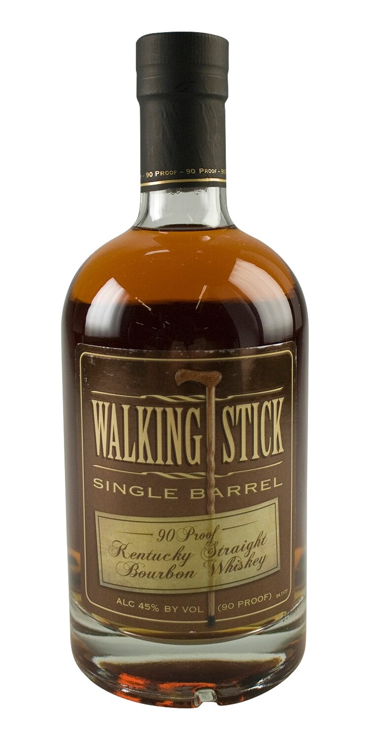 slide 1 of 1, Walking Stick Single Barrel 90 Bourbon, 750 ml