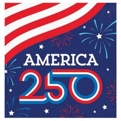 Party Creations Patriotic Lunch Napkins, 2 pk / 16 ct