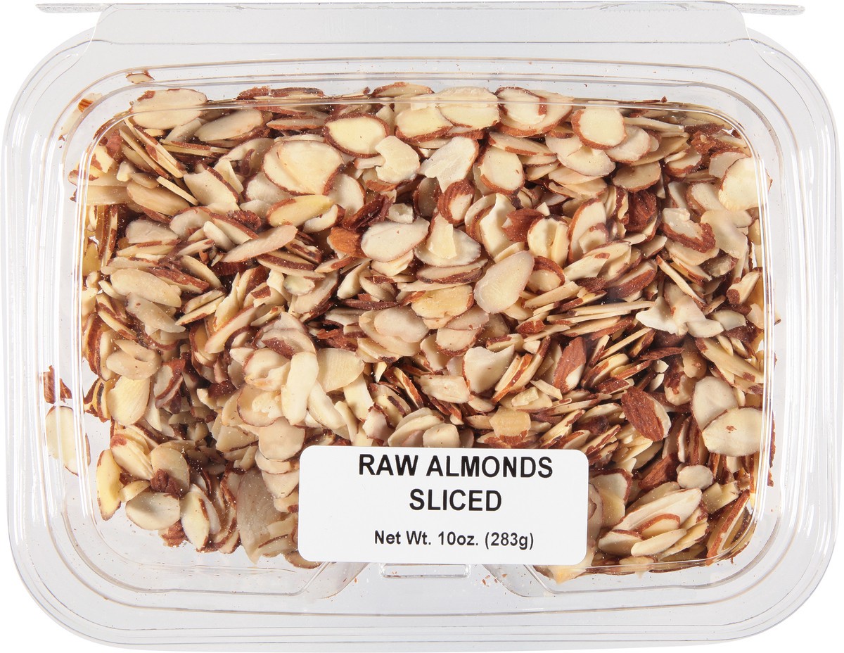 slide 6 of 14, JLM Manufacturing Sliced Raw Almonds 10 oz, 10 oz