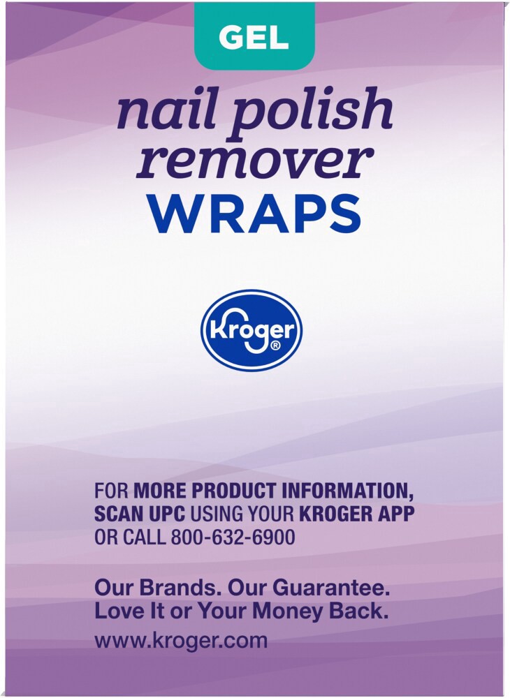 slide 3 of 4, Kroger Gel Nail Polish Remover Foils, 20 ct