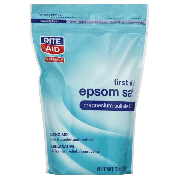 slide 1 of 1, Rite Aid Pharmacy First Aid Epsom Salt, 3 lb