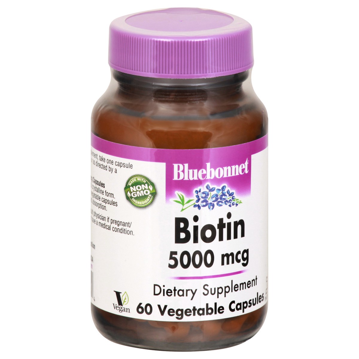 slide 8 of 11, Bluebonnet Nutrition Biotin 5000 Mcg, 60 ct; 5000 mcg