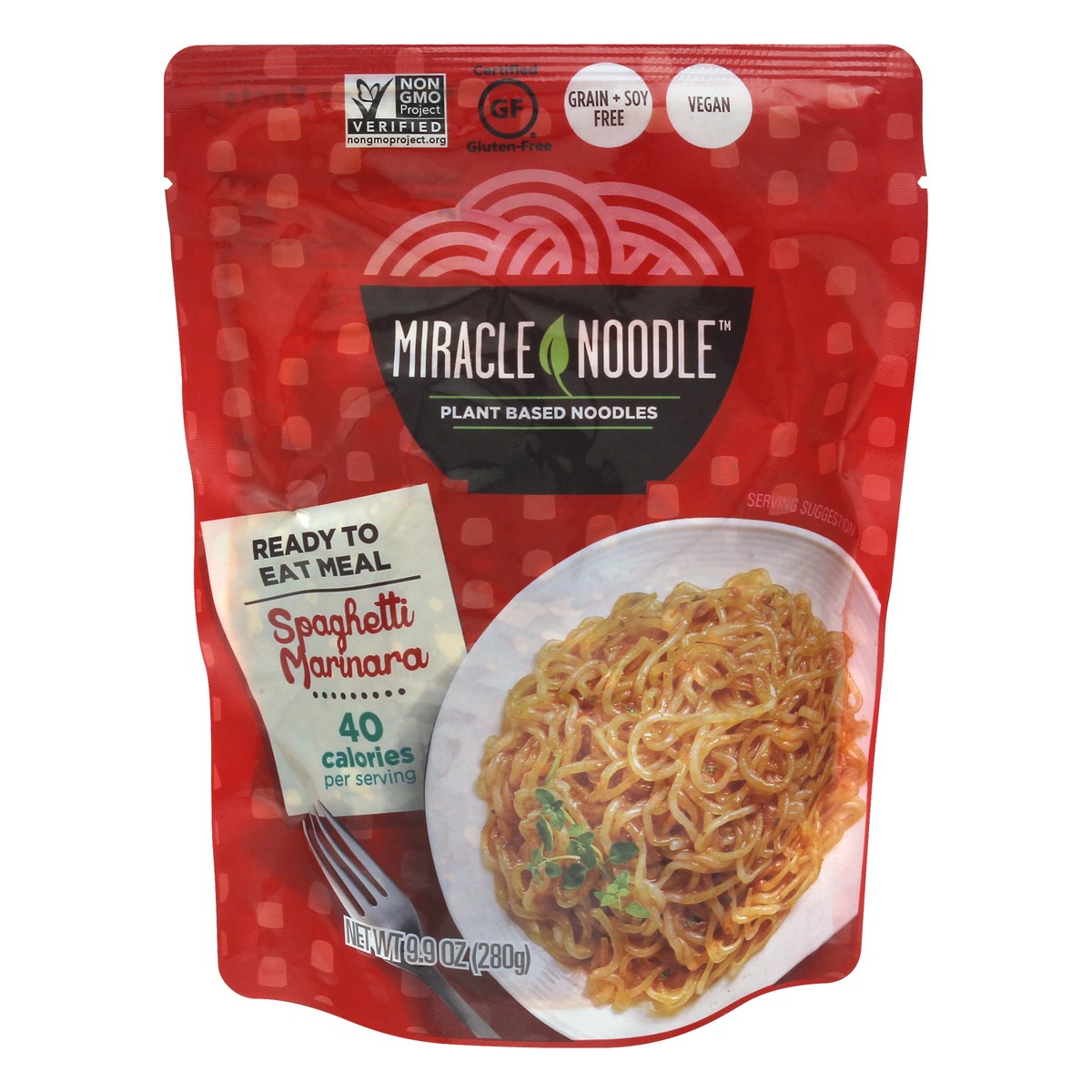 slide 1 of 9, Miracle Noodle Kitchen Spaghetti Marinara, 10 oz