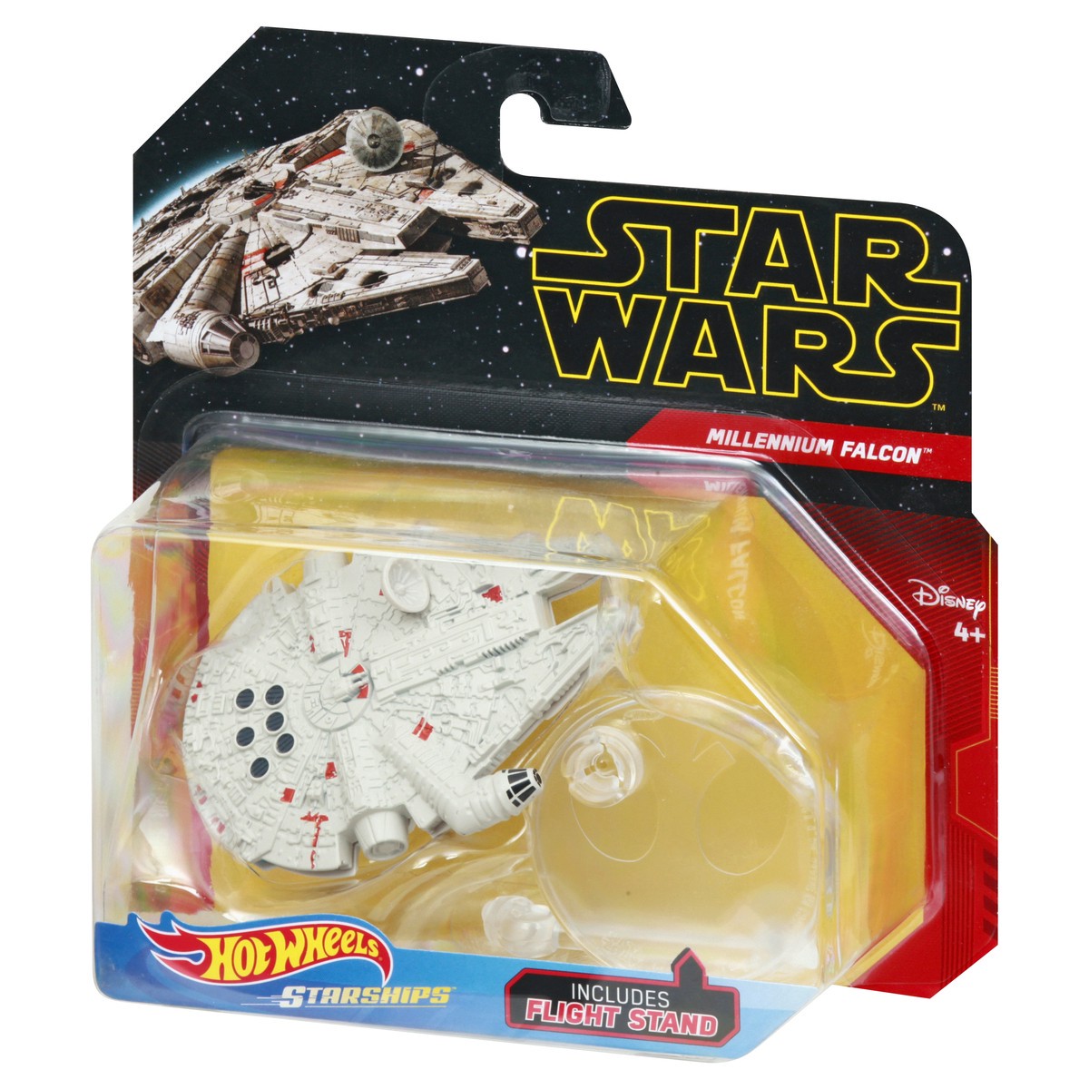 slide 8 of 9, Hot Wheels Star Wars 4+ Millennium Falcon Die-Cast 1 ea, 1 ct