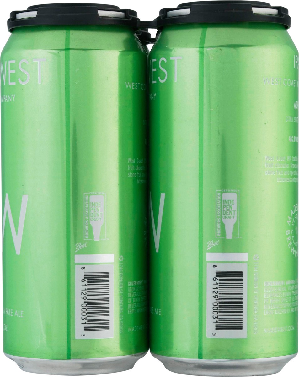 slide 12 of 12, MadeWest IPA Beer 4 - 16 fl oz Cans, 6 ct