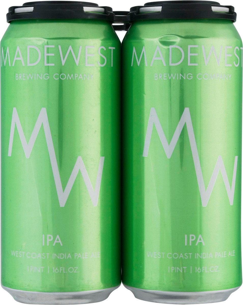 slide 8 of 12, MadeWest IPA Beer 4 - 16 fl oz Cans, 6 ct
