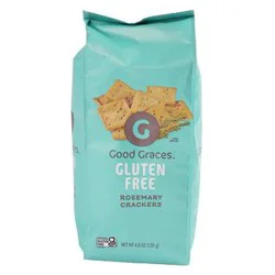Good Graces Gluten Free Rosemary Crackers